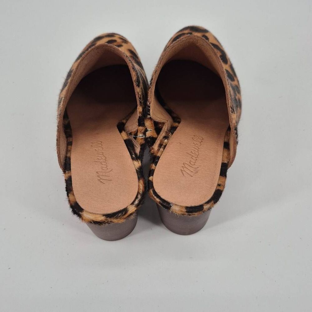 Madewell Cow Hair Upper Women's Size 6.5 Heels Mule Clogs - Picture 3 of 7